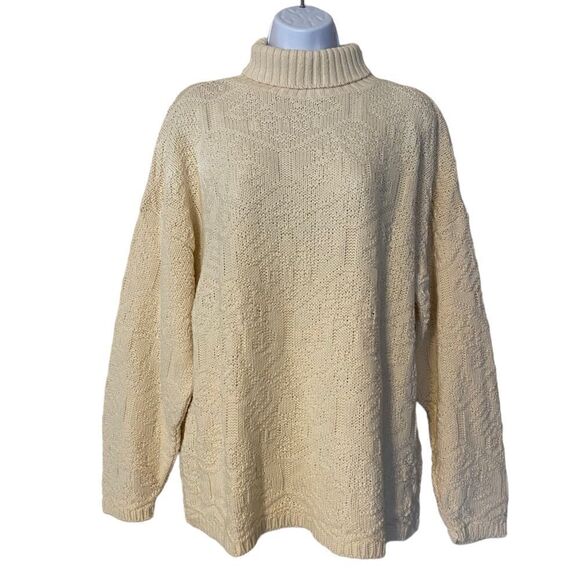 Mens Turtleneck Pullover Sweater  - Picture 1 of 4